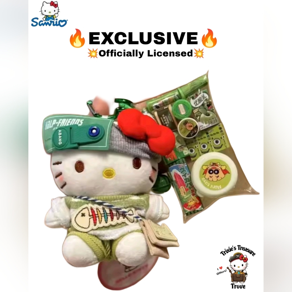 EXCLUSIVE - Hello Kitty Officially Licensed "Urban Kitty" Purse Pal Plushie